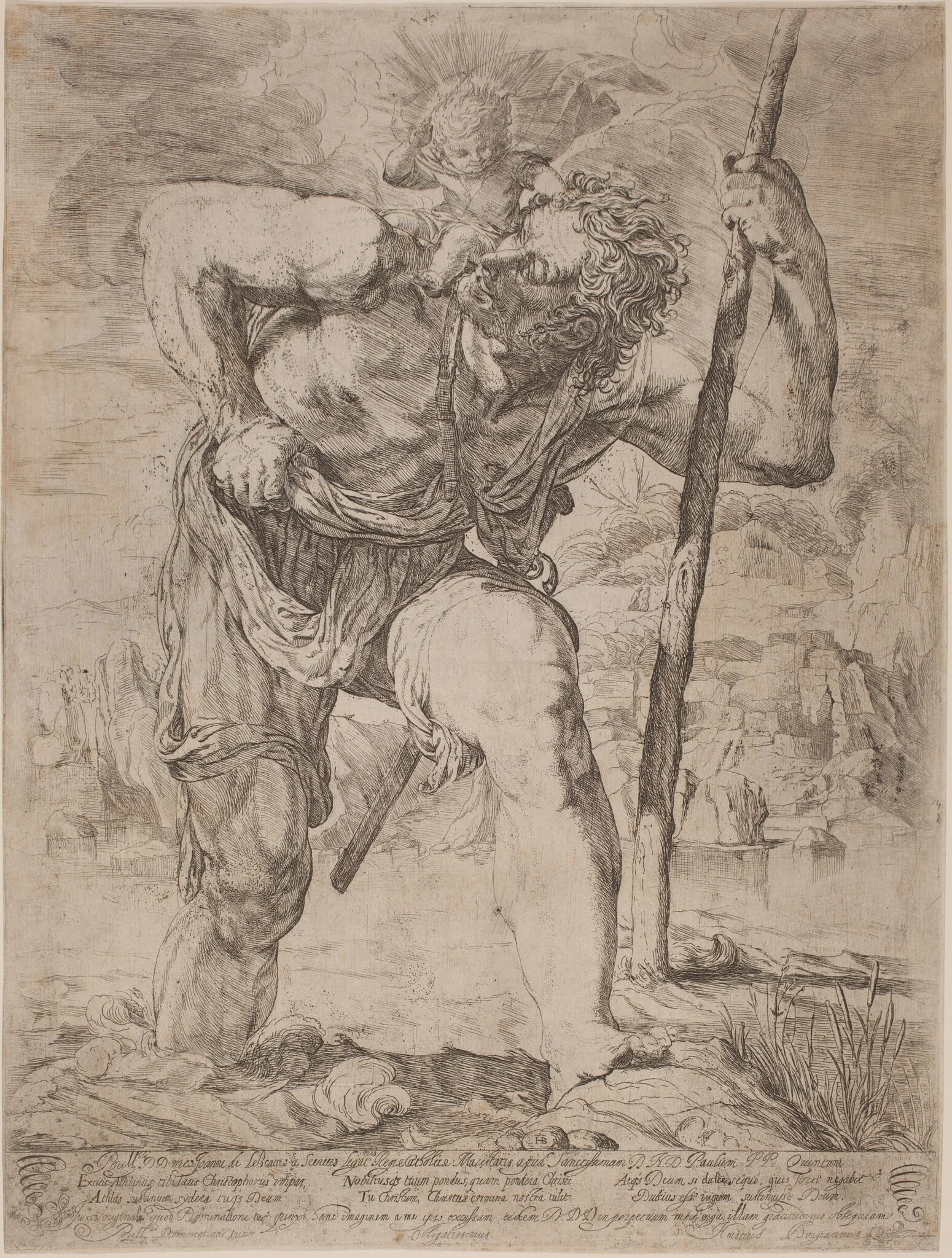 Saint Christopher, detail