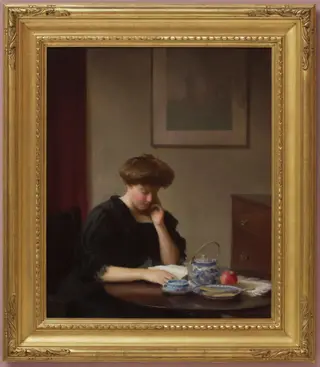 The Letter, by William Worcester Churchill, oil, 1905