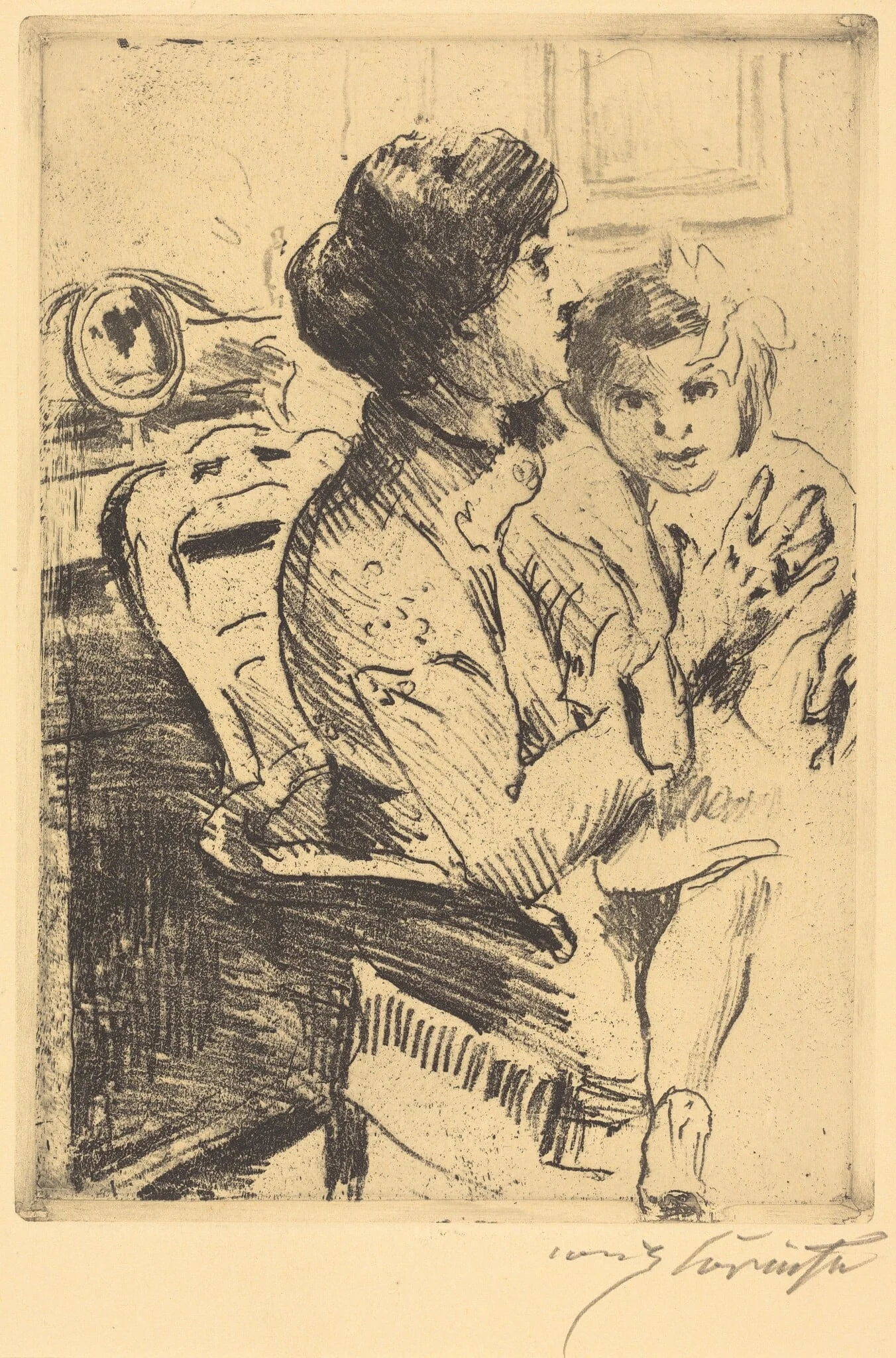 Mutter und Kind (Mother and Child), detail