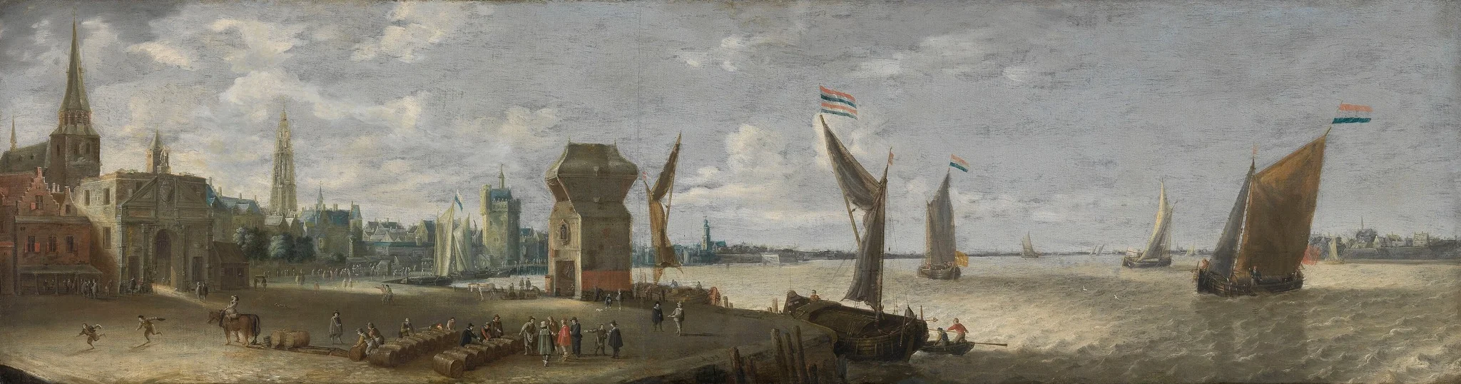 The Antwerp Shipyard, detail
