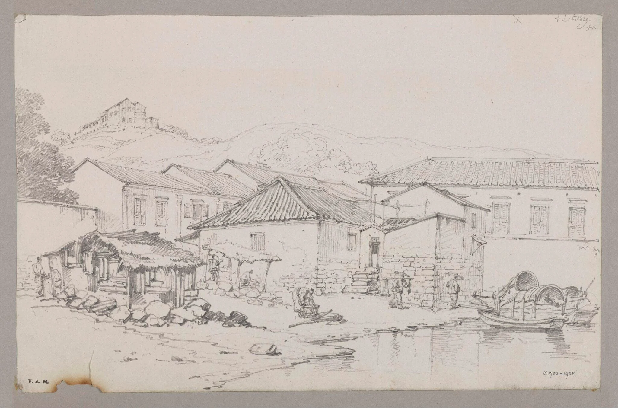 Part of the Praya Manduco and Penha Hill, Macao, detail