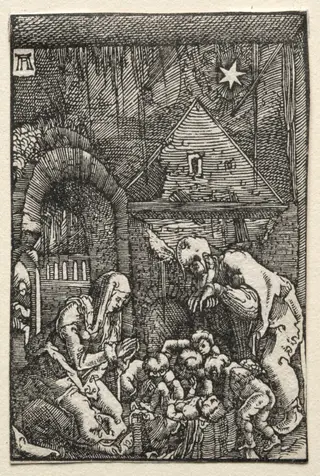 The Fall and Redemption of Man:  The Nativity, by Albrecht Altdorfer, 1515