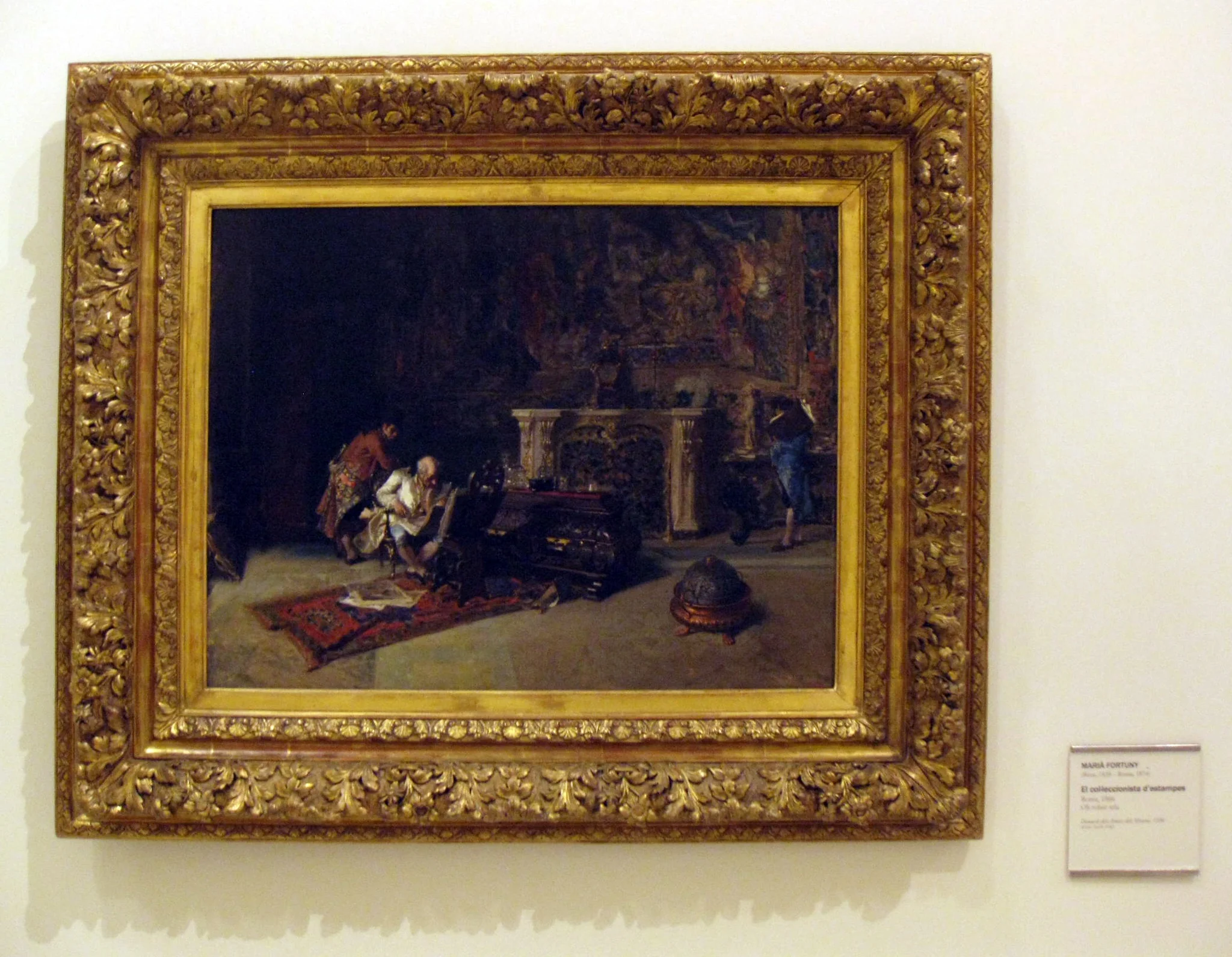 The Stamp Collector, detail