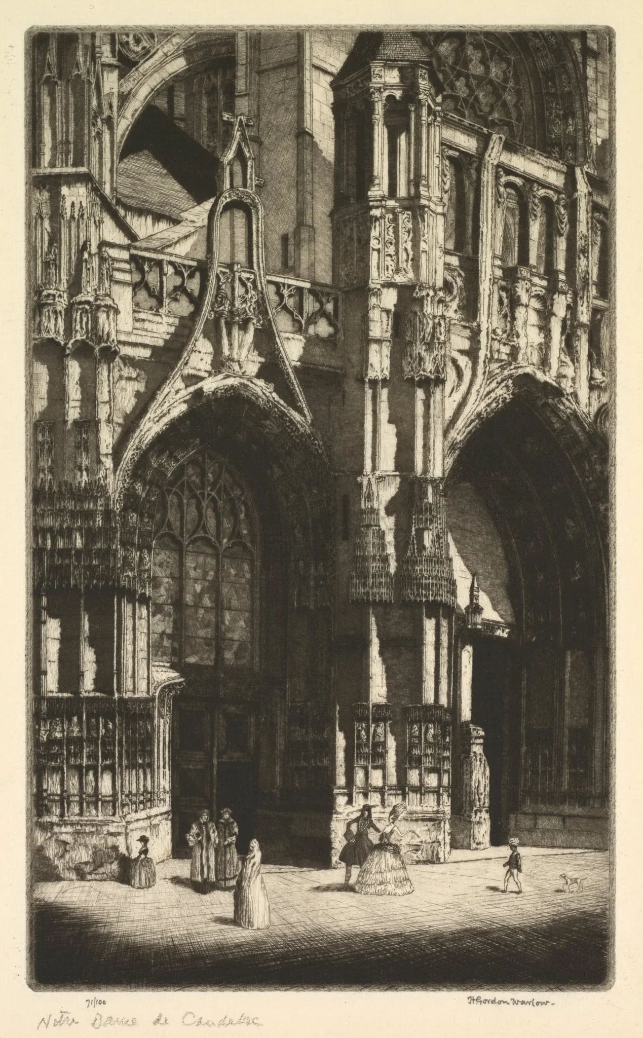 Notre Dame de Caudebec, detail