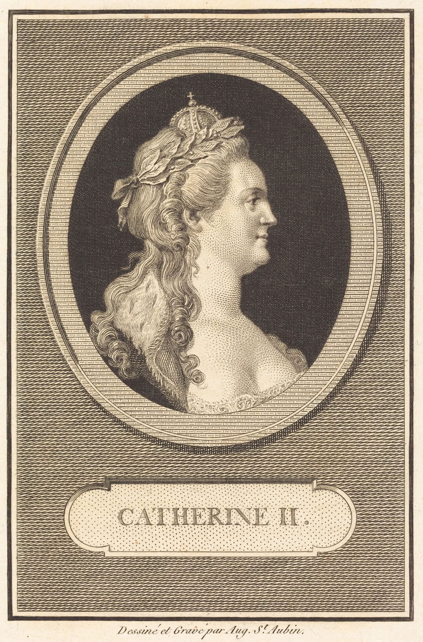 Catherine II, detail