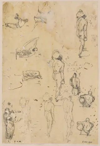 Sketches of Indian figures, by George Chinnery, 16
