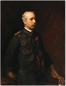 Portrait of Garnet Joseph Wolseley, 1st Viscount Wolseley, (1833-1913), Commander in Chief of the British Army, detail