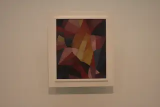 Synchromy, by Morgan Russell, oil, 1929