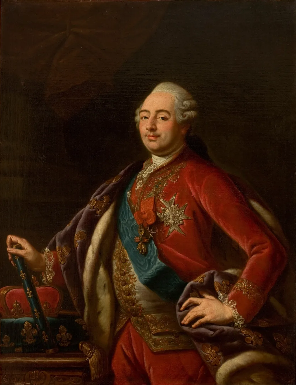 Retrato de Luís XVI, by Antoine-François Callet, oil, 1790