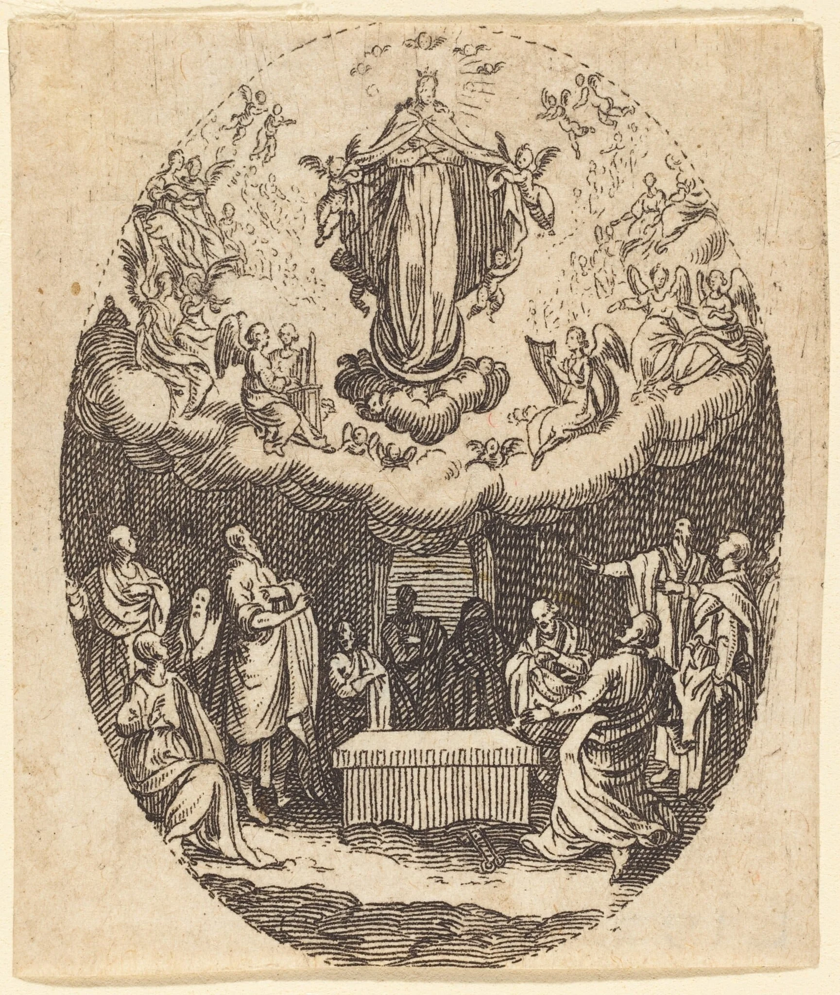 The Assumption with the Cherubin, detail