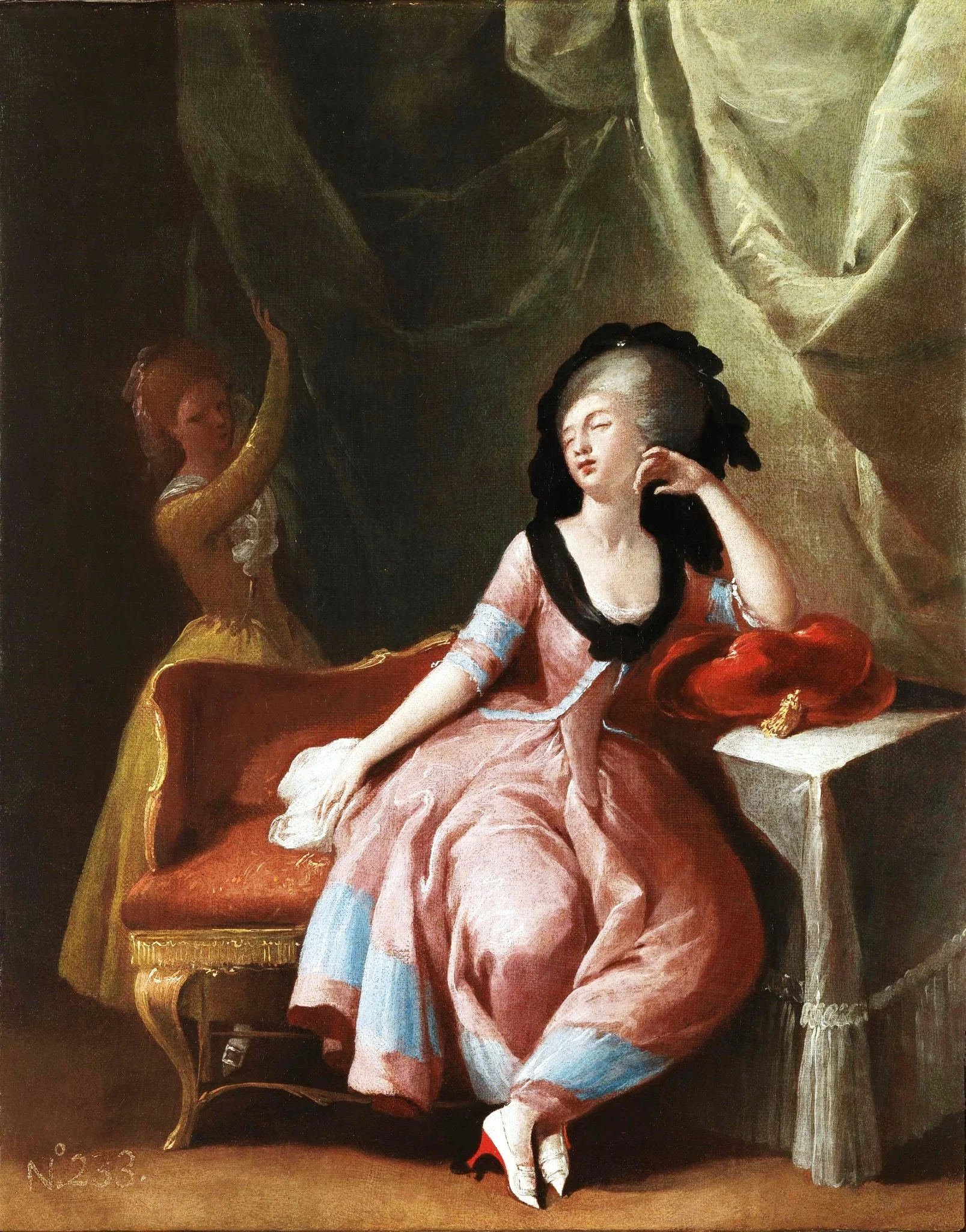 Seated Woman, detail