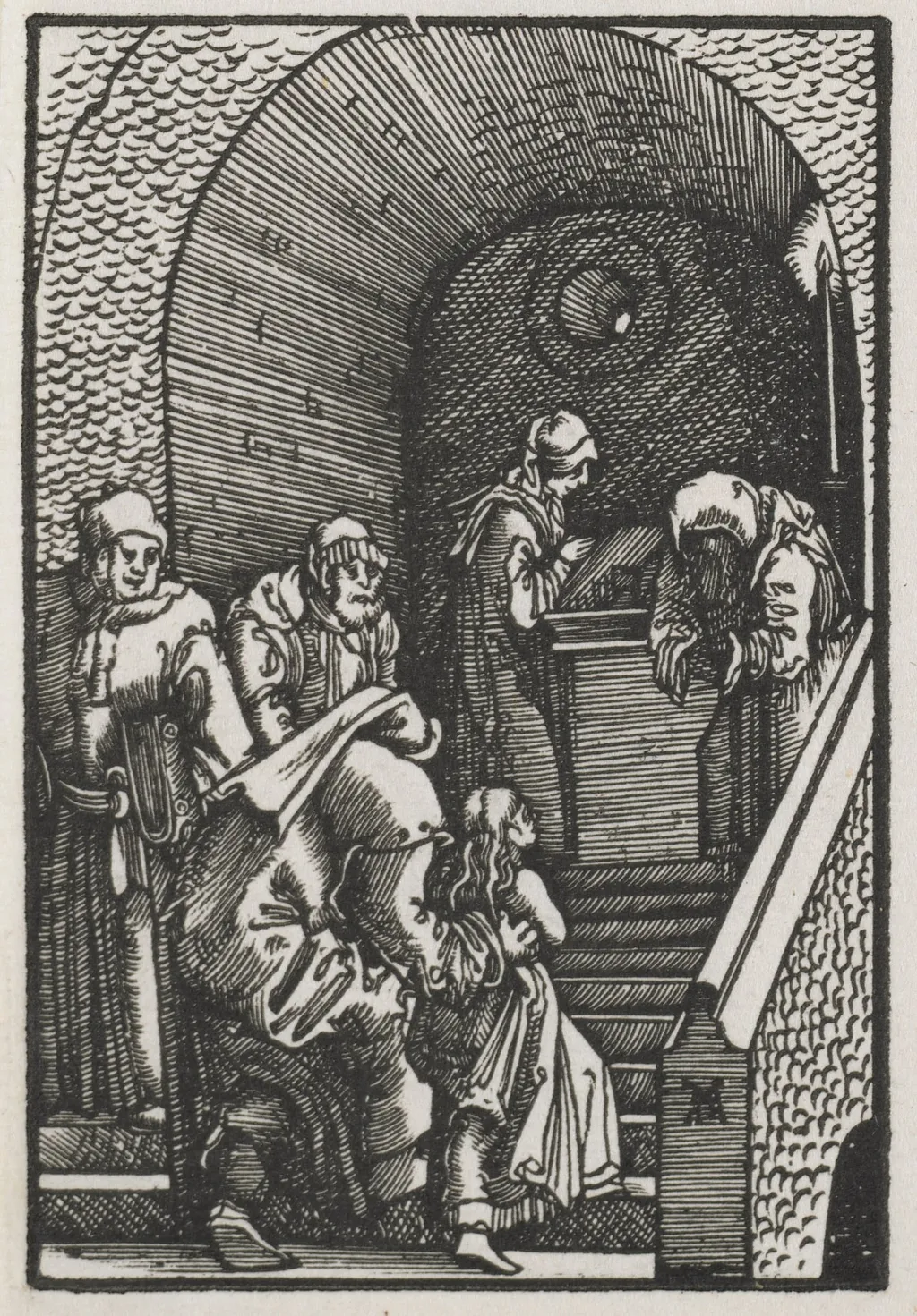 The Fall and Redemption of Man:  The Presentation of the Virgin in the Temple, by Albrecht Altdorfer, 1515