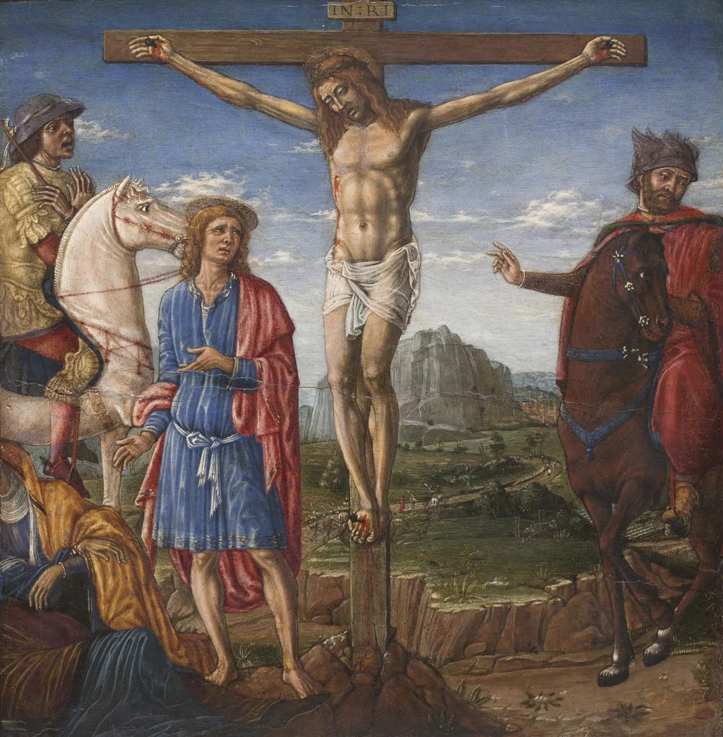 The Crucifixion, by Matteo di Giovanni, unspecified, 1474