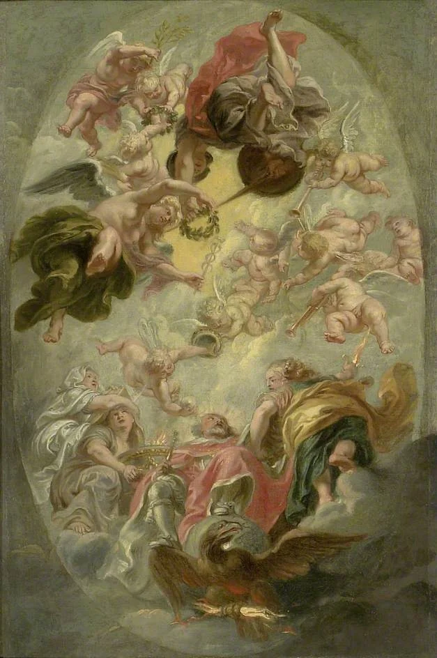 The Apotheosis of James I, detail