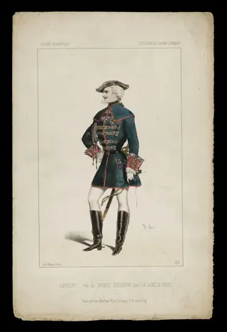 H Beard Print Collection, by Alexandre Lacauchie, 1874