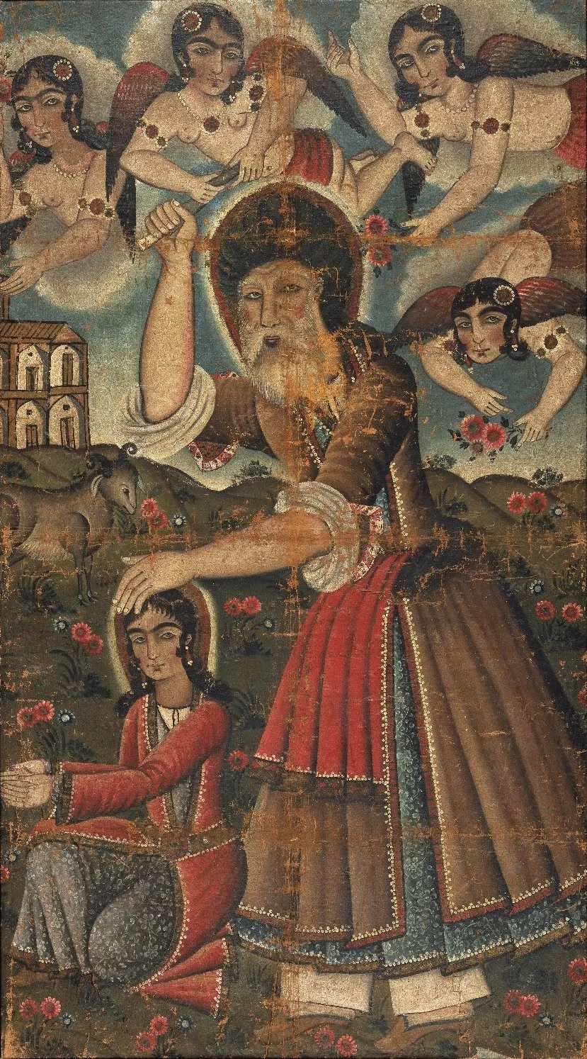 Abraham and Ismail, detail
