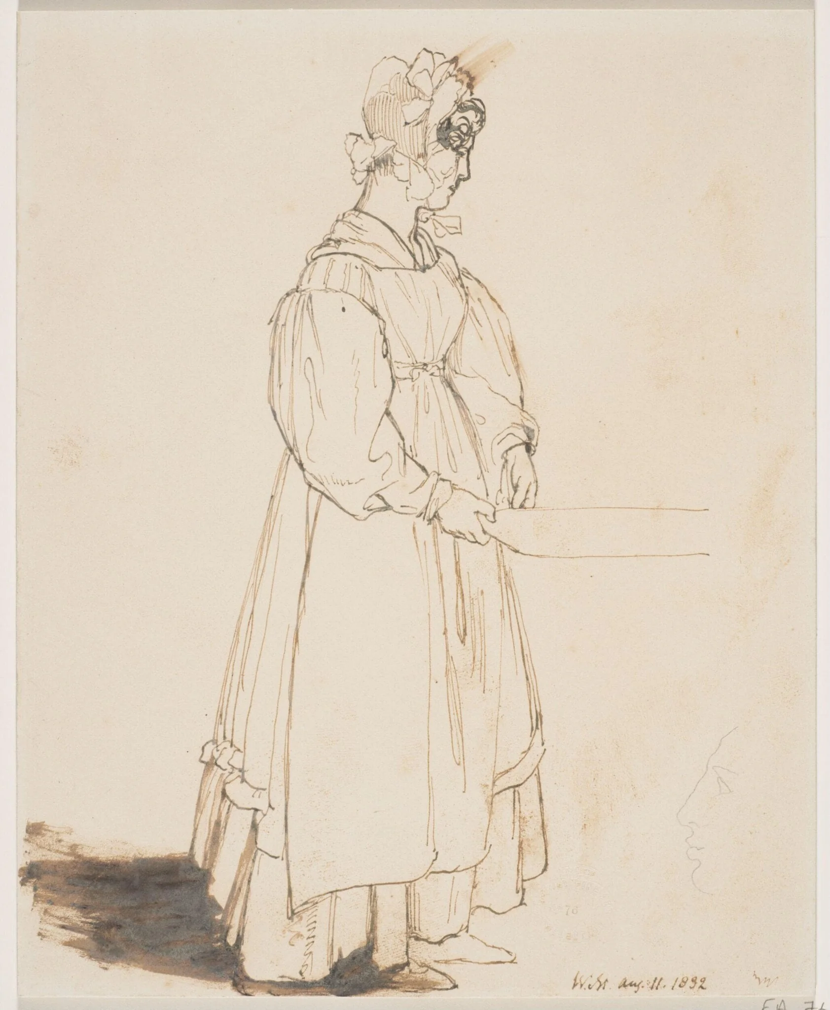 Study of a Housekeeper, detail