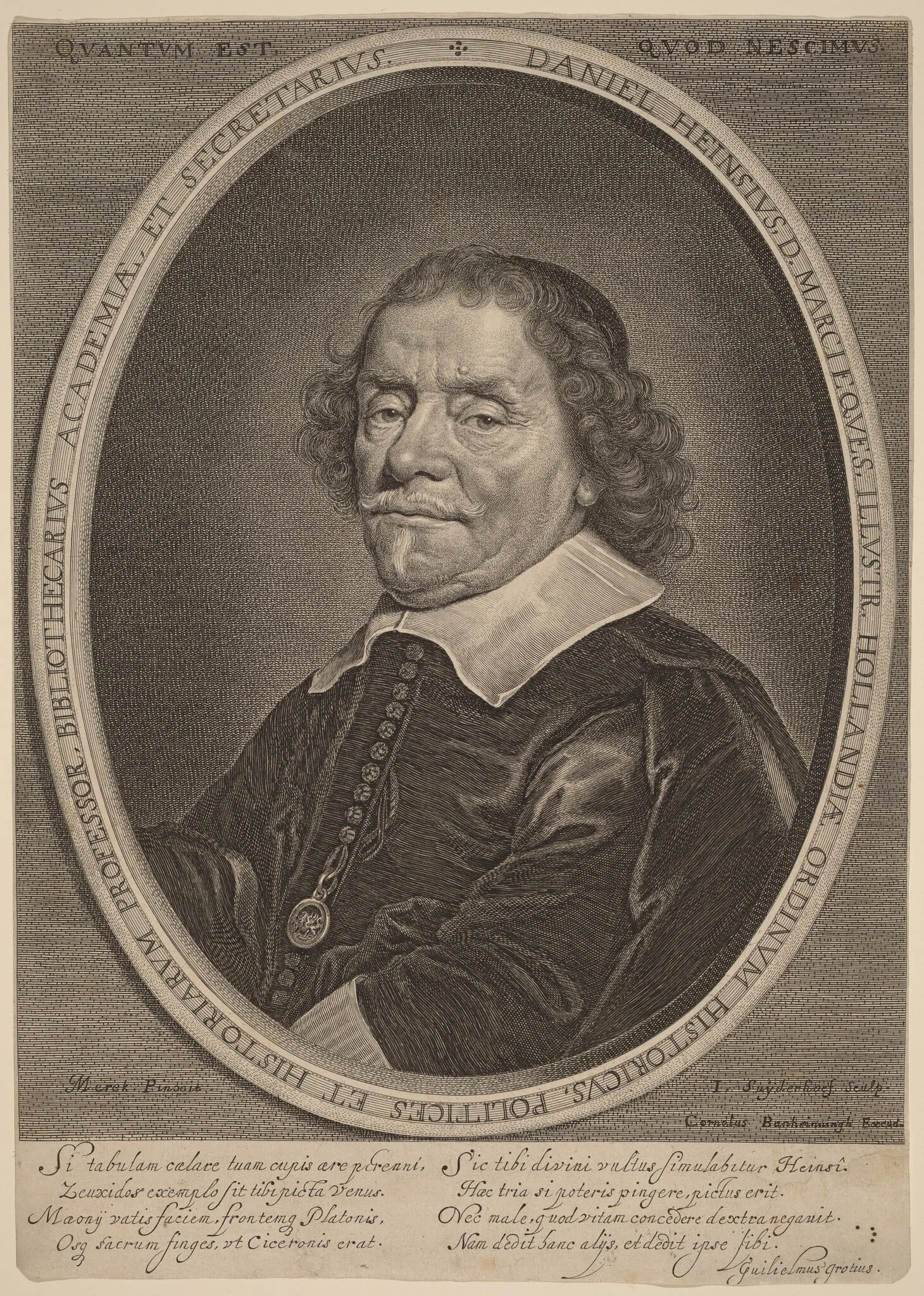 Daniel Heinsius, detail