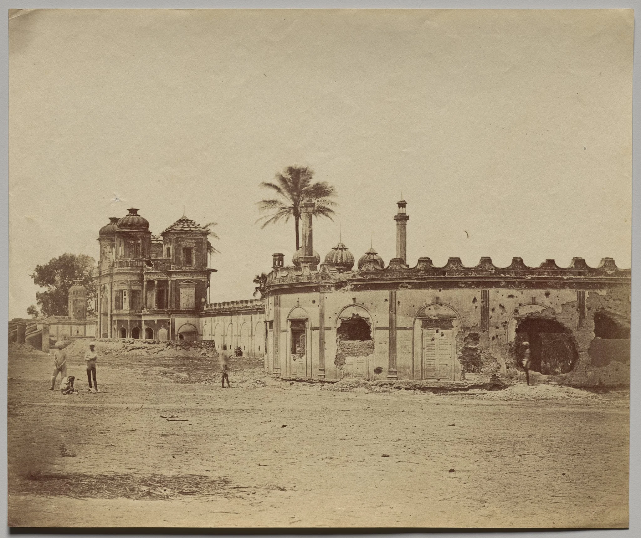 The Secundra Bagh, Showing the Breach and Gateway, detail