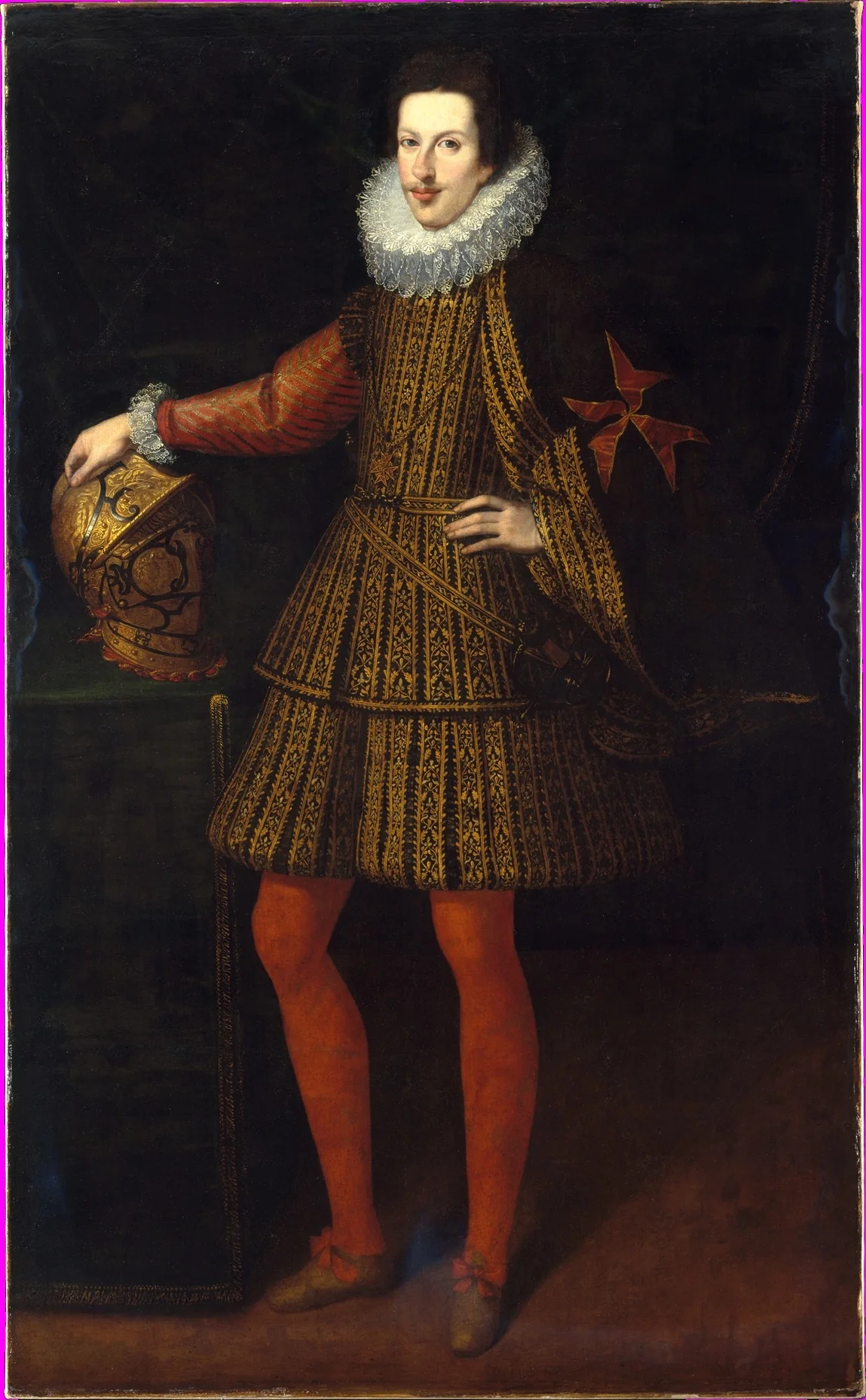 Portrait of Cosimo II de' Medici, Grand Duke of Tuscany, detail