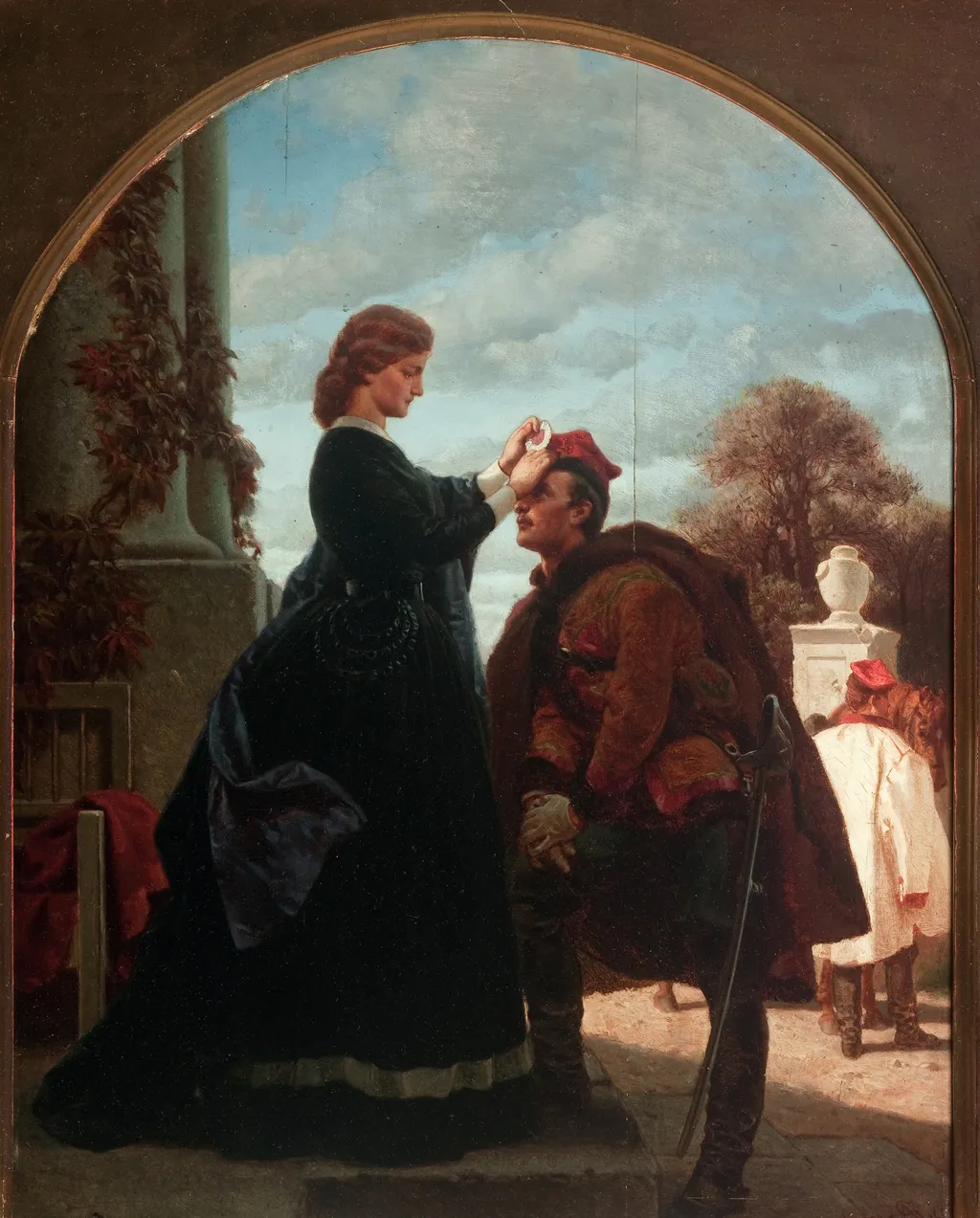Year 1863 – Leave-Taking, by Artur Grottger, oil, 1866