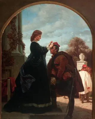 Year 1863 – Leave-Taking, by Artur Grottger, oil, 1866