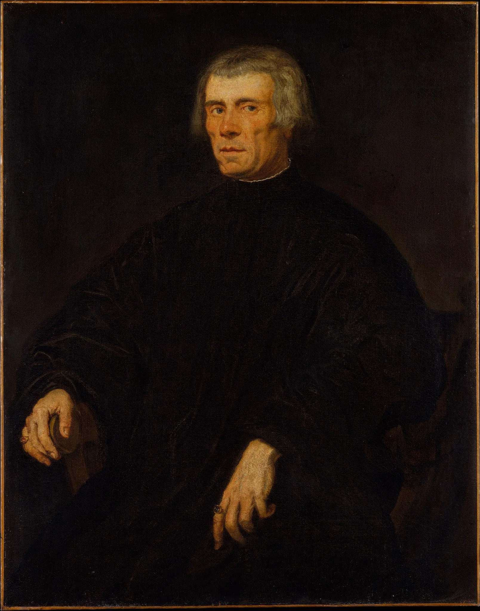 Portrait of a Man, detail