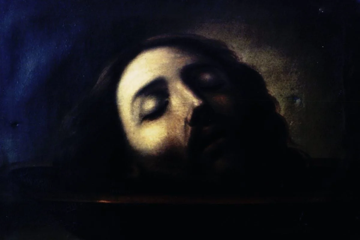 Capul lui Ioan Botezătorul (copie după Salomea de Guido Reni), detail