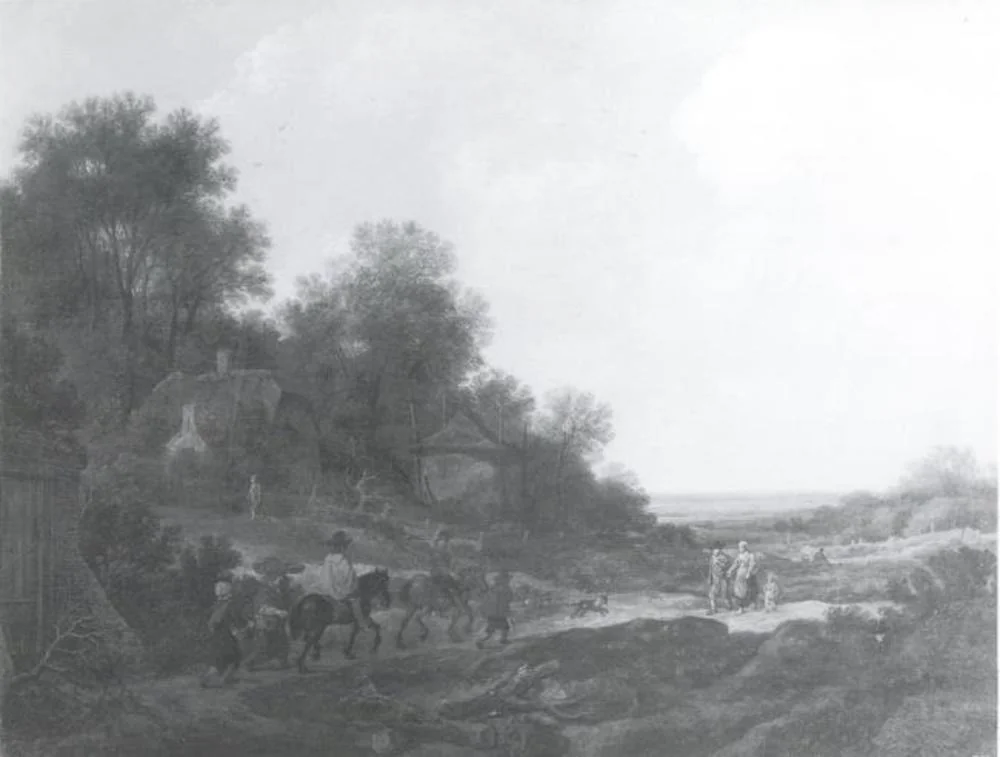 Landscape with Figures, detail