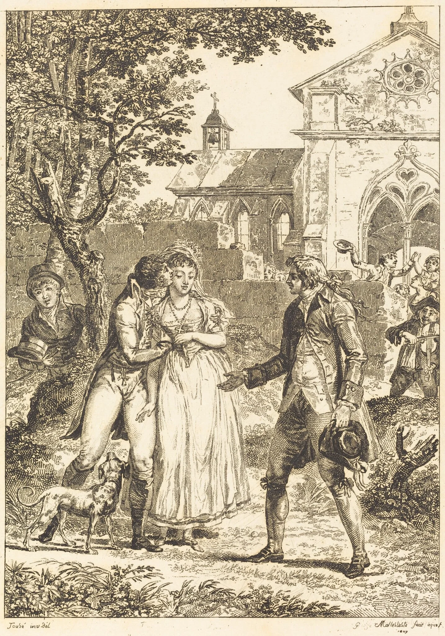 Le baiser rendu: Le baiser prete, detail