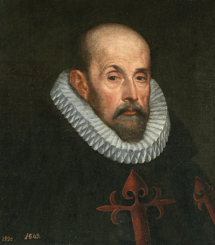Portrait of a Knight of the Order of Santiago, by Juan Pantoja de la Cruz, oil, 1601