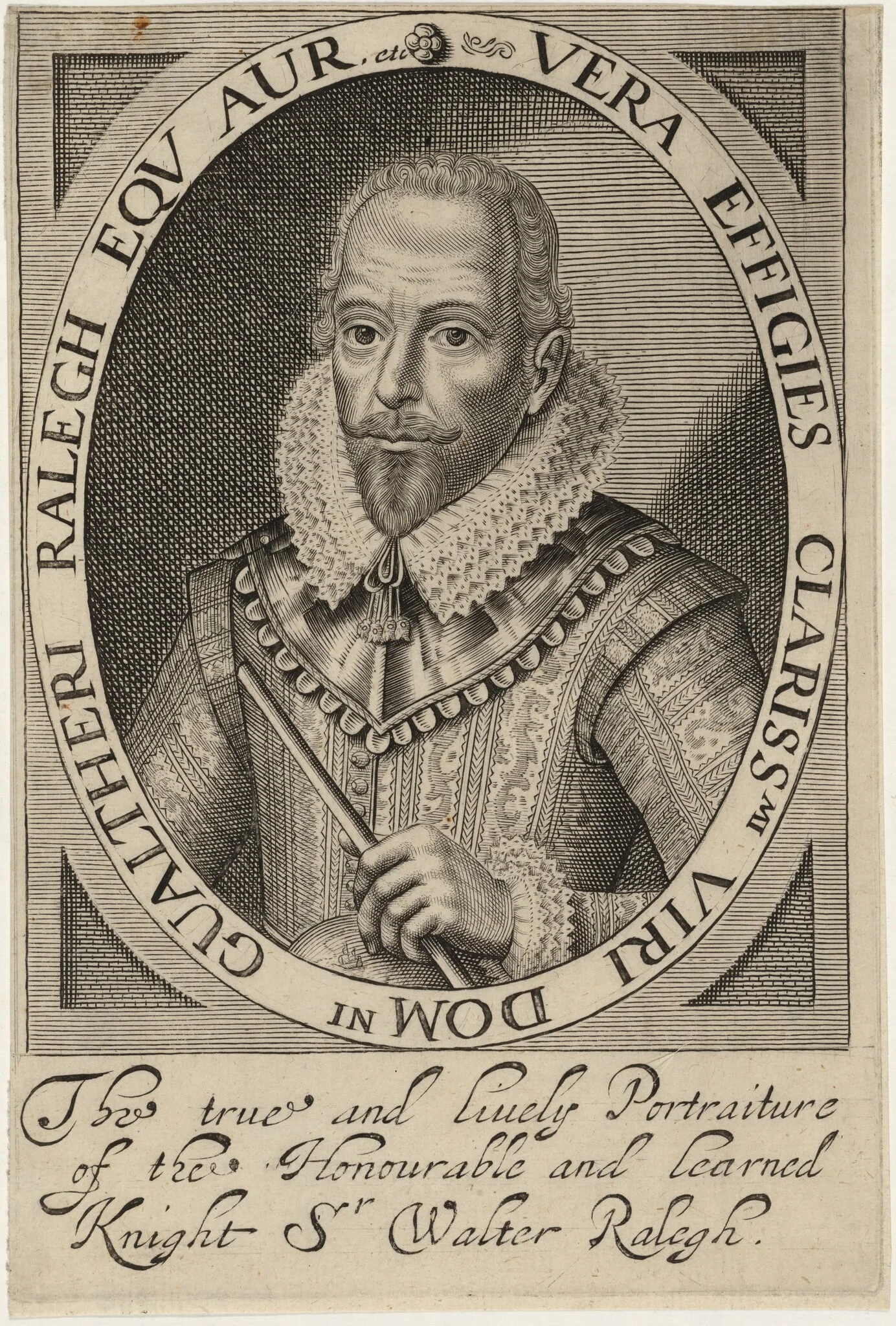 Sir Walter Raleigh, detail