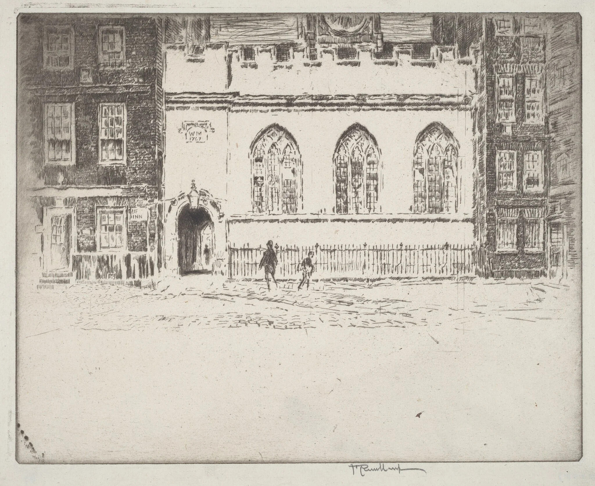 Clifford's Inn Hall, detail
