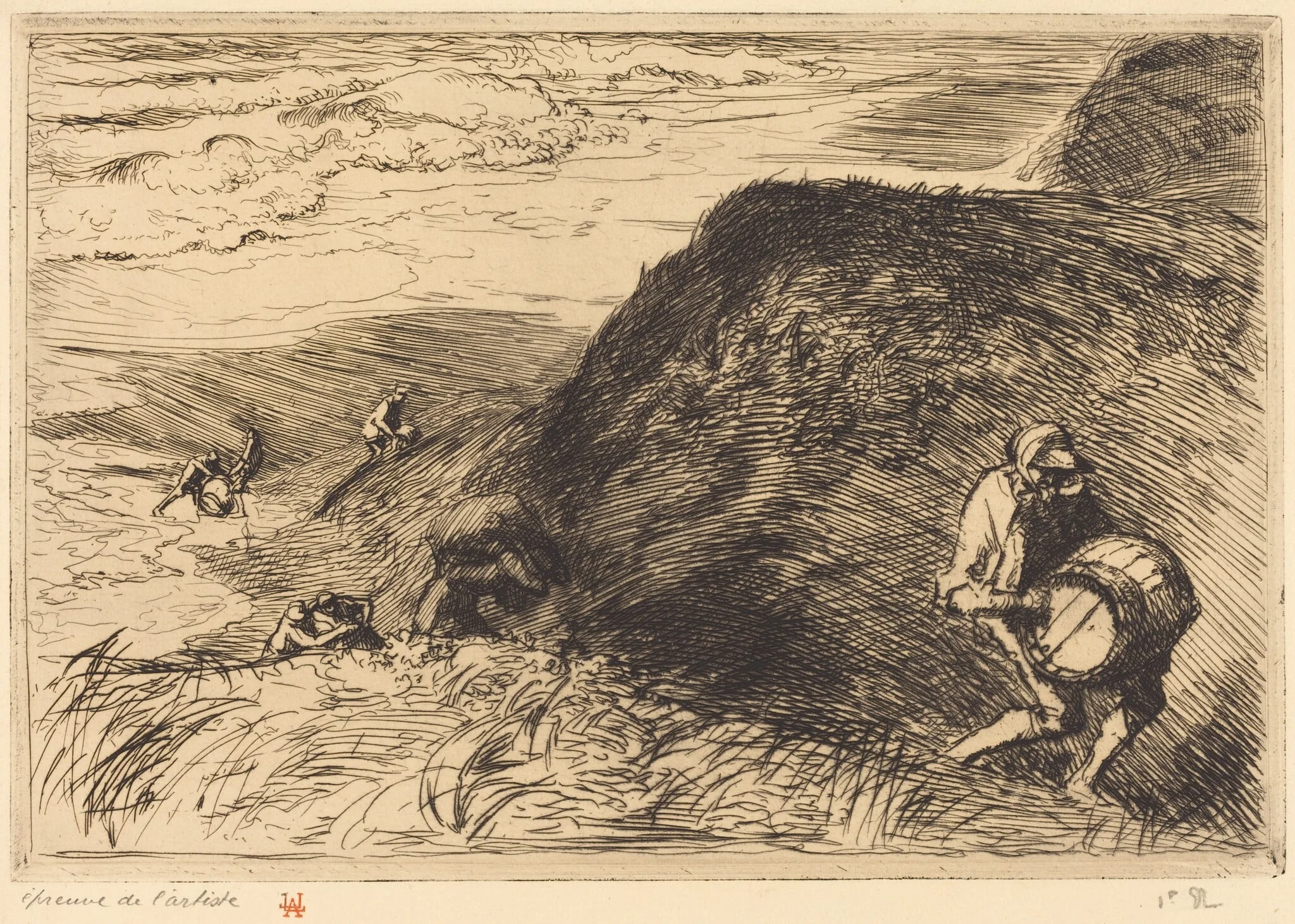 Wreckers, Saint-Jean-de-Monts (Pilleurs d'epaves, Saint-Jean-de-Monts), detail