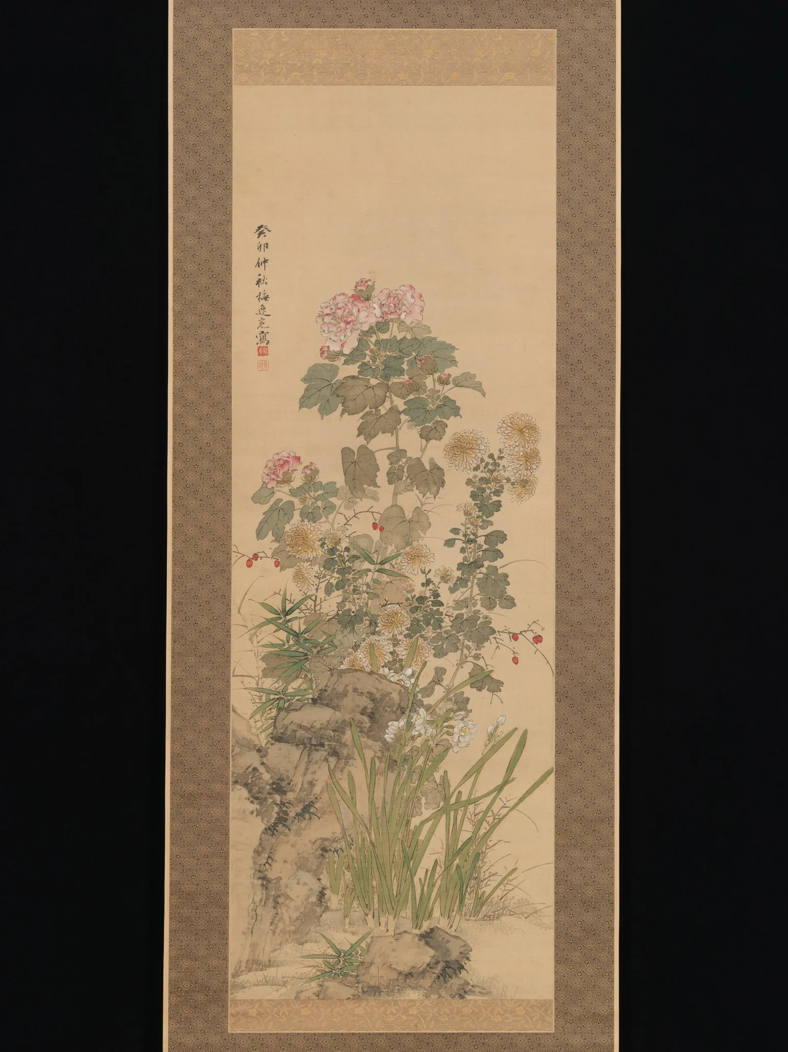 Autumn Flowers, detail