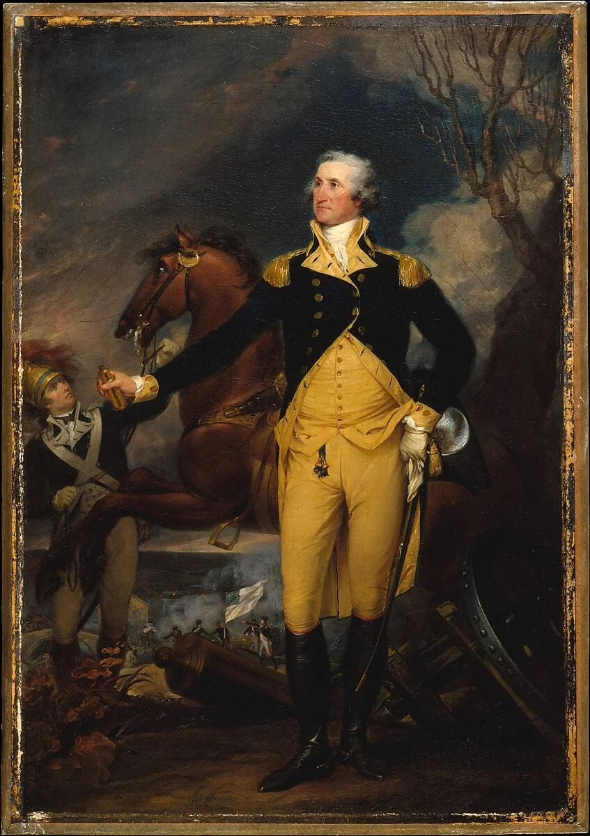 George Washington before the Battle of Trenton, detail