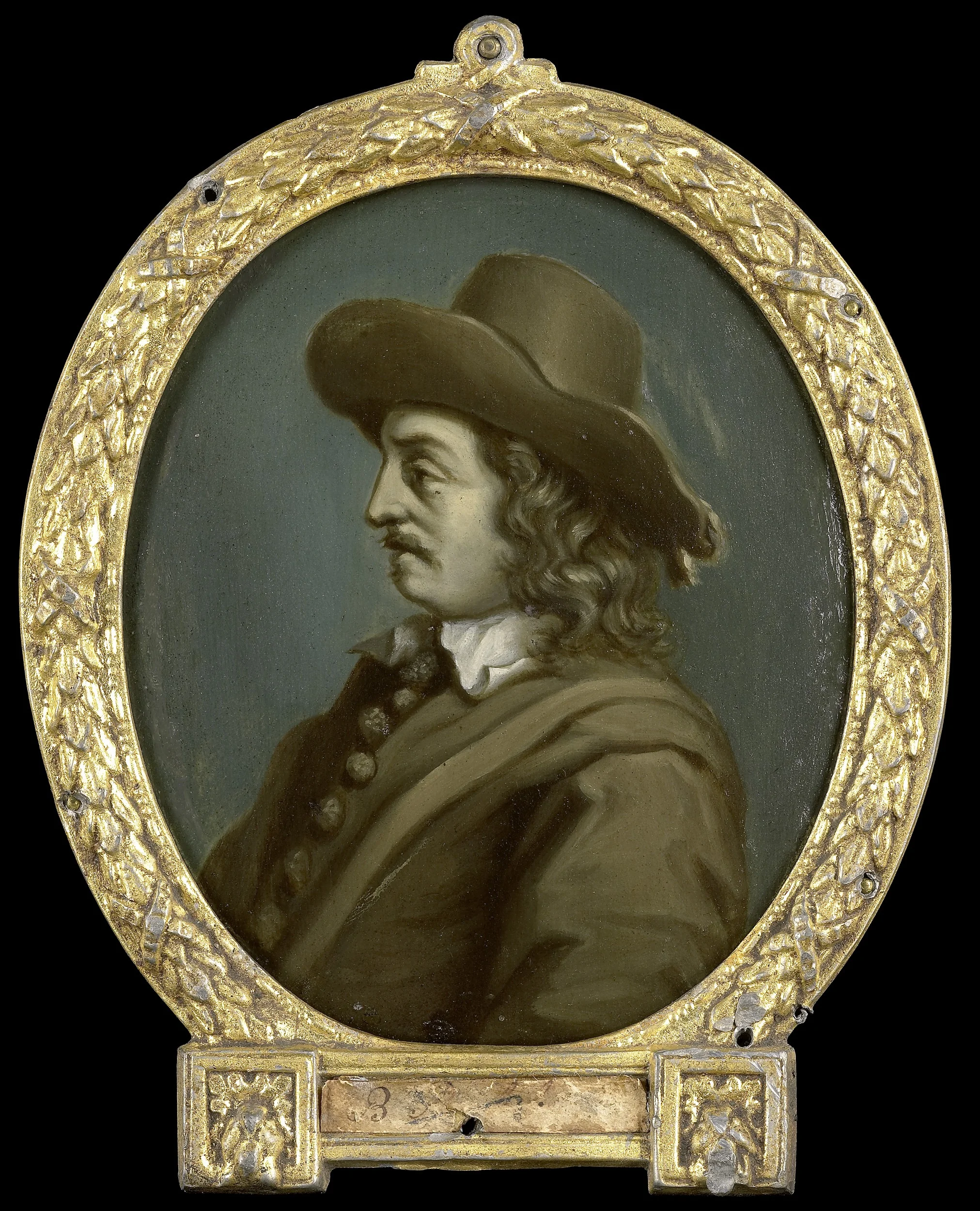 Portrait of Matthys van de Merwede, Lord of Clootwyck, Poet in Dordrecht (Mathias de Merwede de Clootwyck), detail