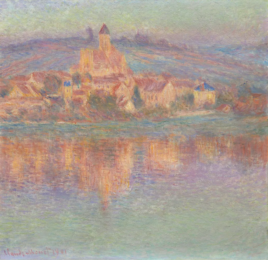 Vétheuil, by Claude Monet, oil, 1901