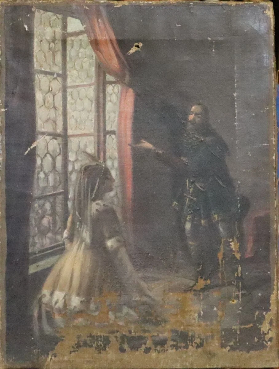 Alexandru Lăpușneanu și doamna Ruxandra, detail