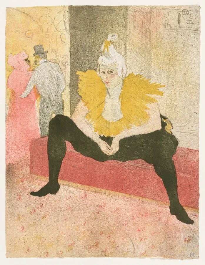Elles: The Seated Clown, Mlle Cha-u-Ka-o, detail