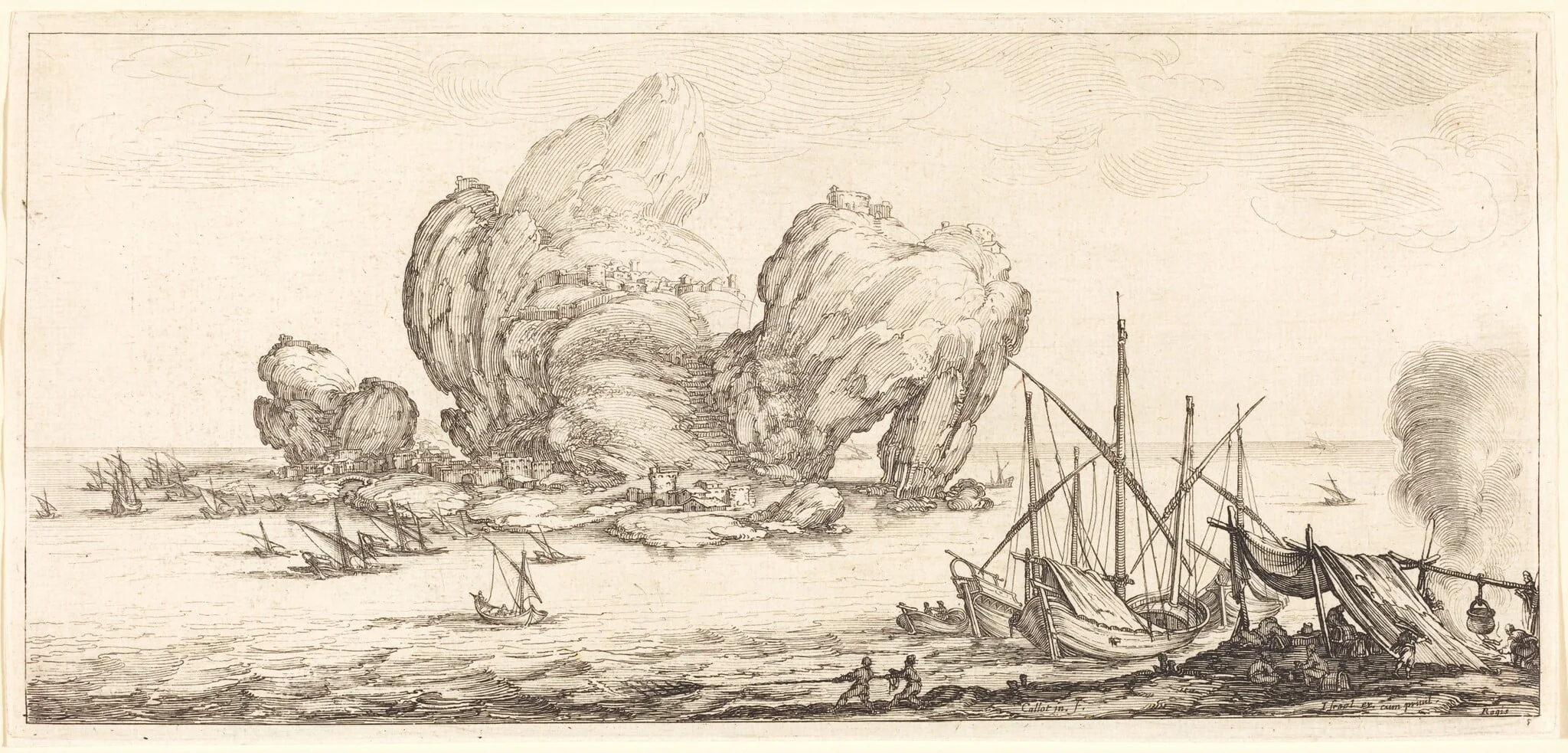 The Large Rock, detail