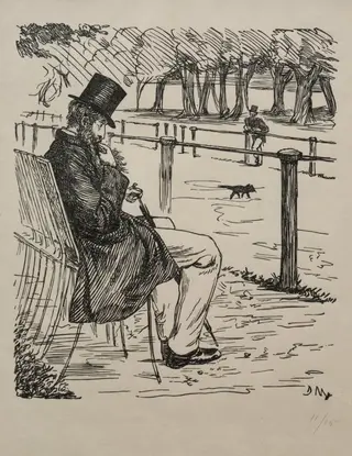 The Last of the Barons, by George Louis Palmella Busson Du Maurier, 1855
