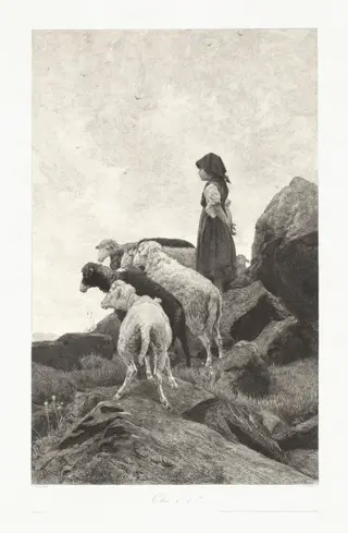 What Is It? (Che c'è?), by Celestino Turletti, ink, 1887