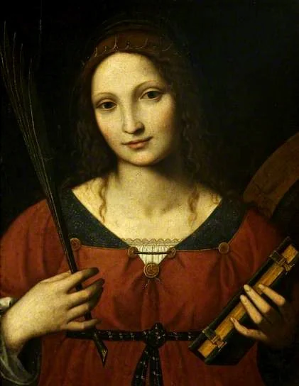 St. Catherine, detail