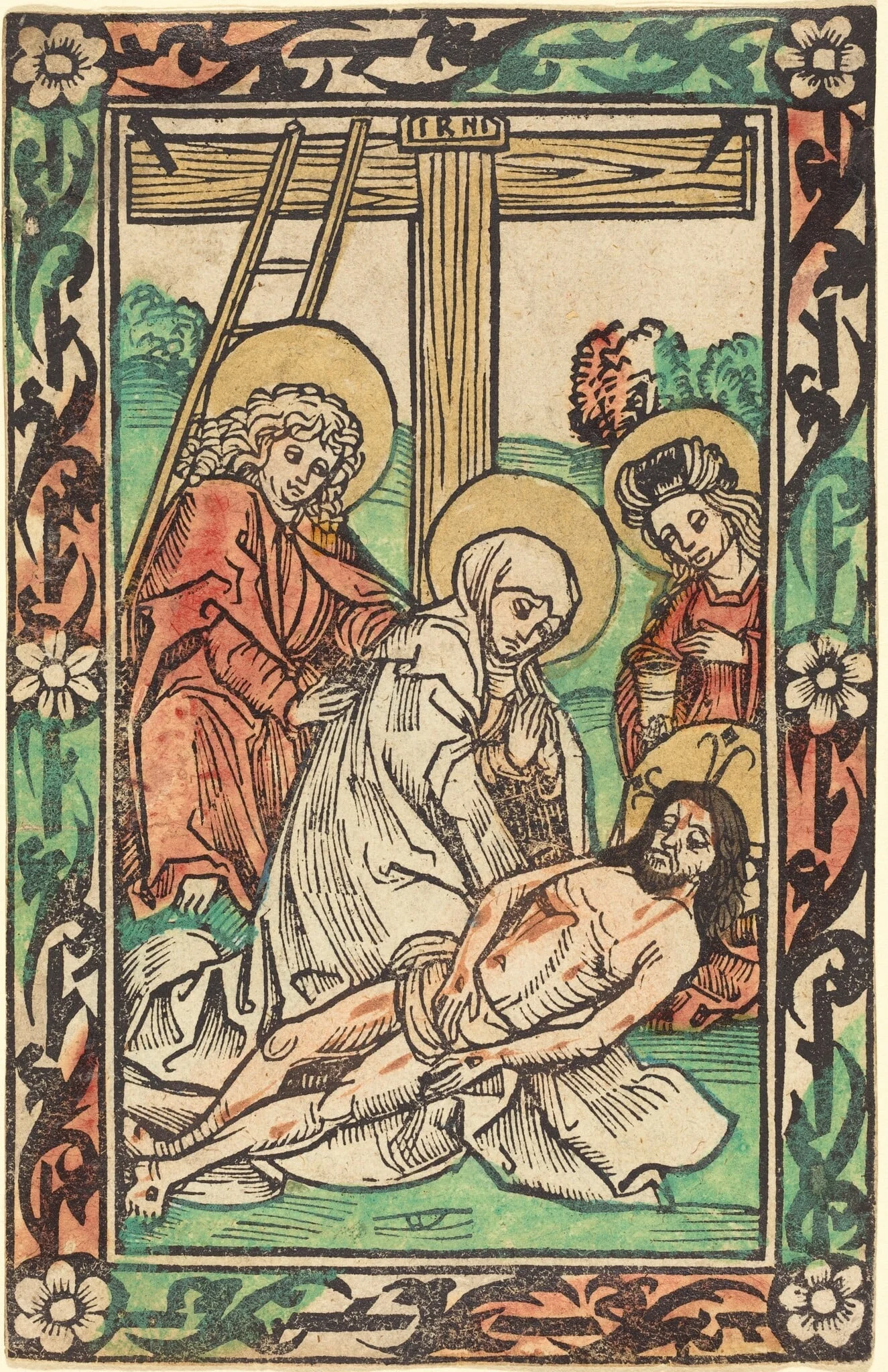 The Lamentation, detail
