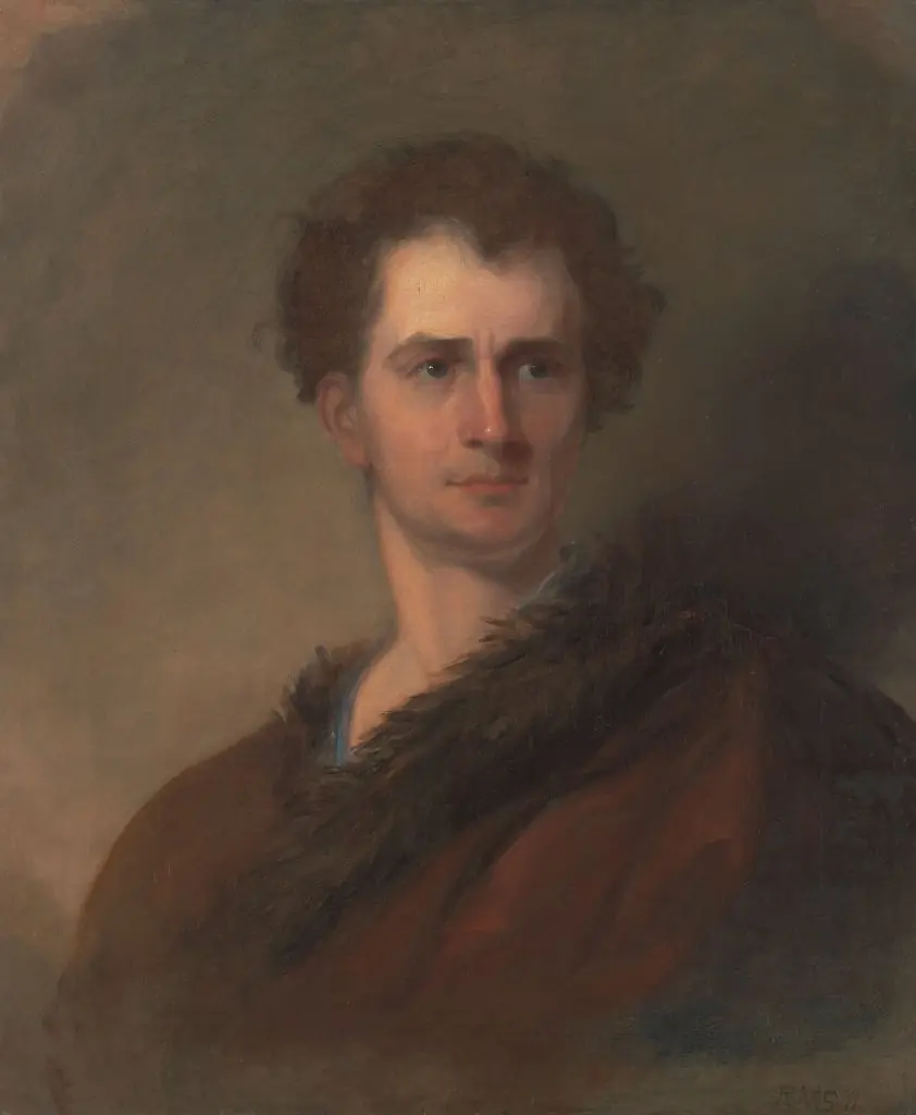 Junius Brutus Booth, by Robert Matthew Sully, oil, 1829