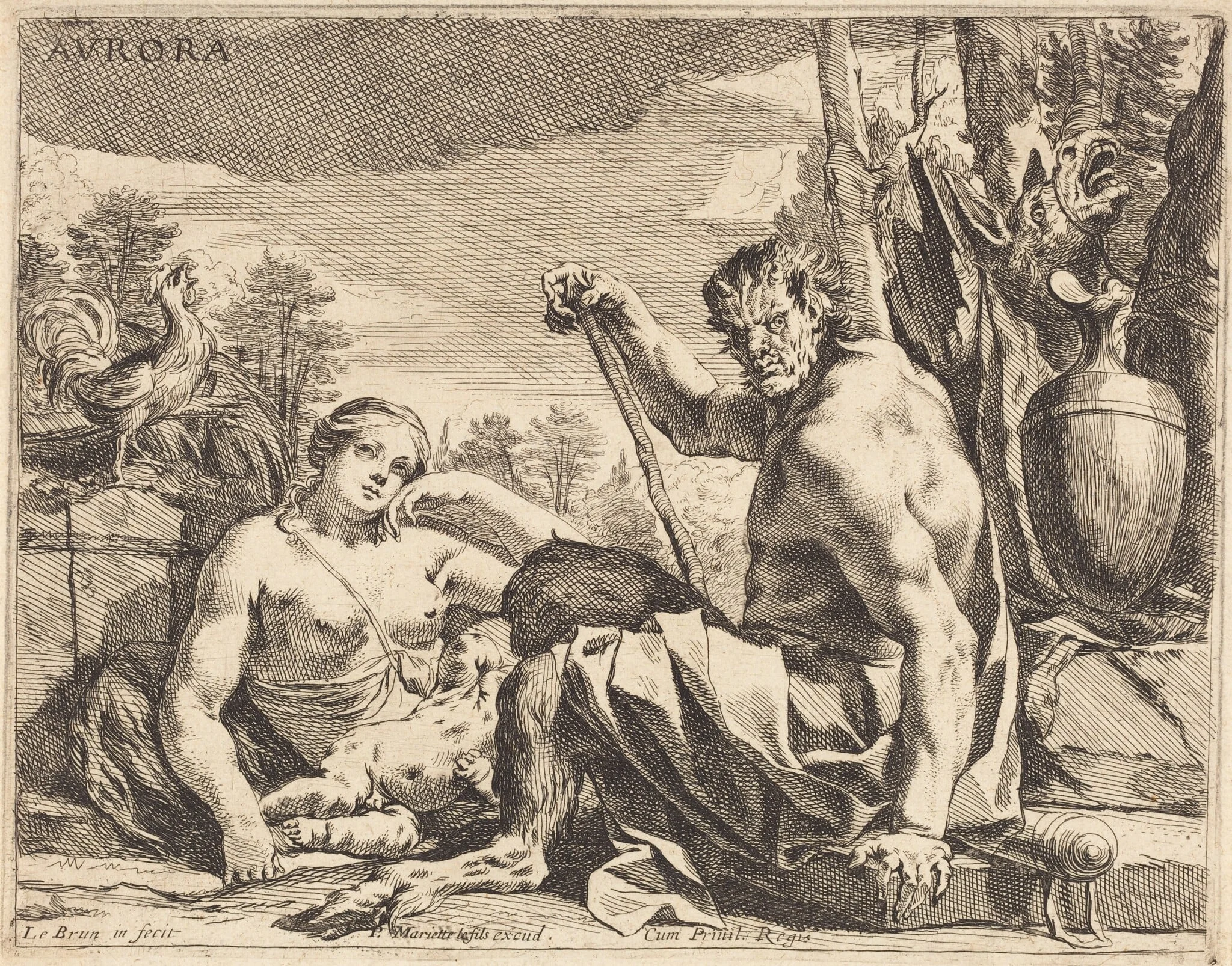 Aurora (Dawn), detail