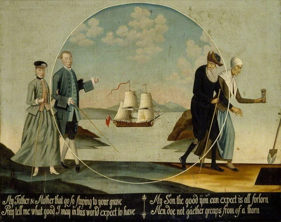 Allegory of Youth and Age, detail