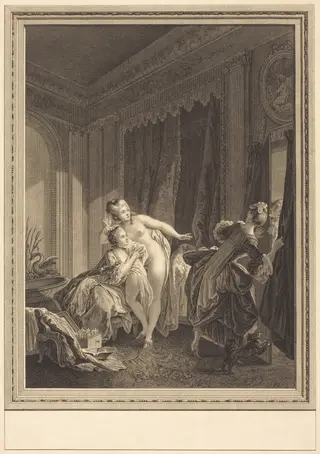 Le soir, by Emmanuel Jean Nepomucène de Ghendt, ink, 1776