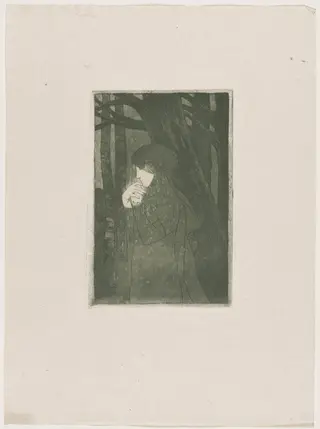 Passante, by Auguste Donnay, ink, 1895